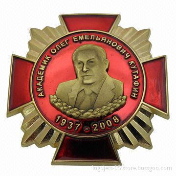 Medal with Soft Enamel, Color Filled, OEM Orders are Accepted
